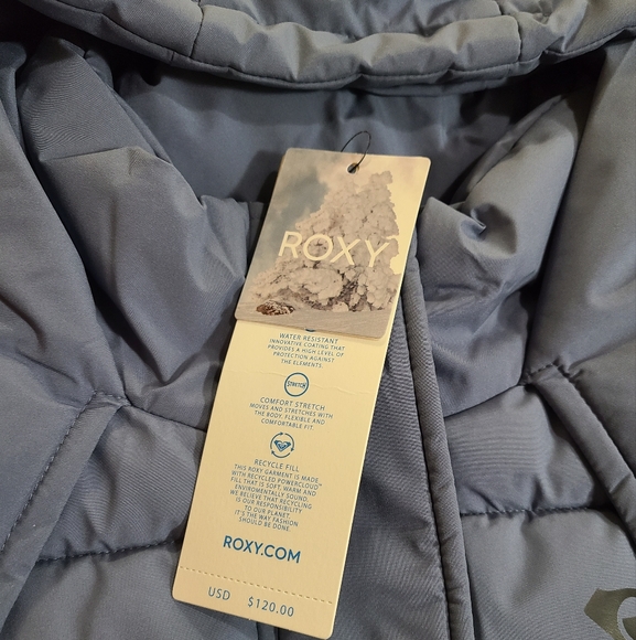 Roxy Wild Wind Hooded Puffer Vest Size XL NWT - Picture 3 of 8